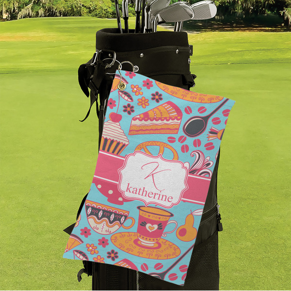Dessert & Coffee Microfiber Golf Towels - Small - LIFESTYLE