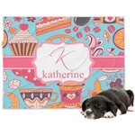 Dessert & Coffee Dog Blanket - Large (Personalized)