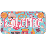 Dessert & Coffee Mini/Bicycle License Plate (2 Holes) (Personalized)