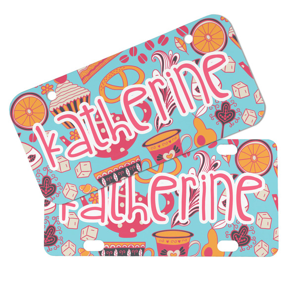 Dessert & Coffee Mini License Plates - MAIN (4 and 2 Holes)