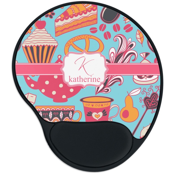 Custom Dessert & Coffee Mouse Pad with Wrist Support