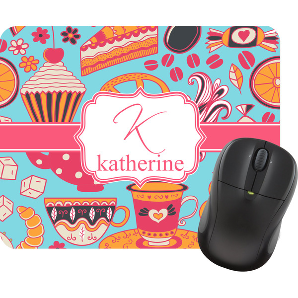 Custom Dessert & Coffee Rectangular Mouse Pad (Personalized)