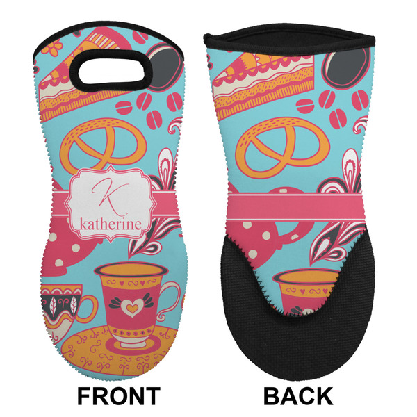 Dessert & Coffee Neoprene Oven Mitt (Front & Back)