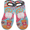 Dessert & Coffee Neoprene Oven Mitts - Set of 2 w/ Name and Initial