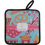 Dessert & Coffee Pot Holder w/ Name and Initial
