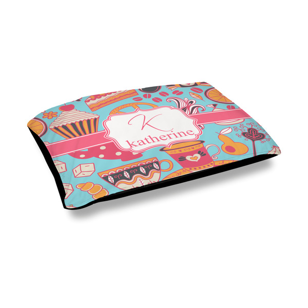 Custom Dessert & Coffee Outdoor Dog Bed - Medium (Personalized)