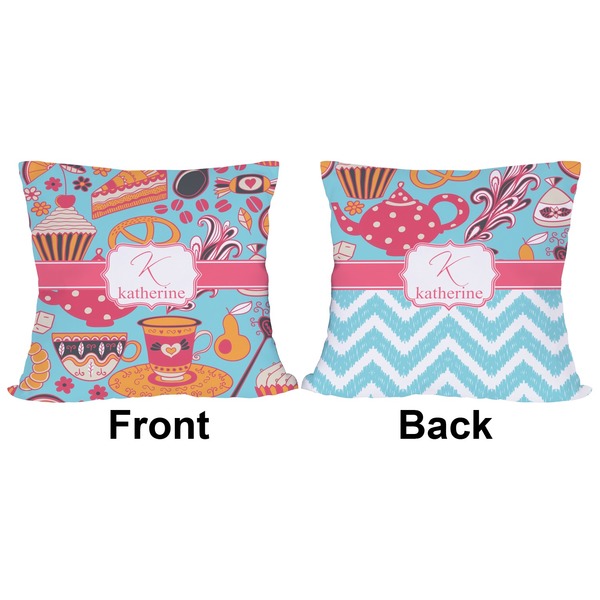 Dessert & Coffee Outdoor Pillow - 18x18