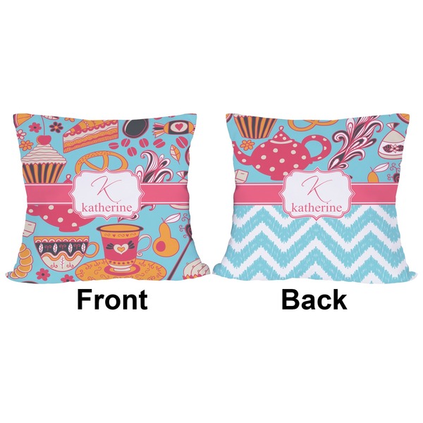 Dessert & Coffee Outdoor Pillow - 20x20
