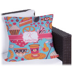 Dessert & Coffee Outdoor Pillow - 16" (Personalized)