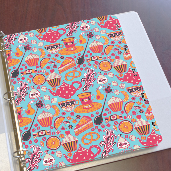 Dessert & Coffee Page Dividers - Set of 5 - In Context