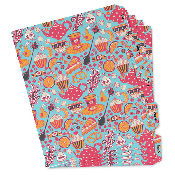 Custom Dessert & Coffee Binder Tab Divider Set (Personalized)