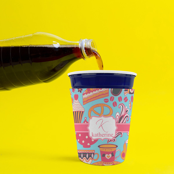 Dessert & Coffee Party Cup Sleeves - without bottom - Lifestyle