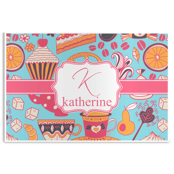Custom Dessert & Coffee Disposable Paper Placemats (Personalized)