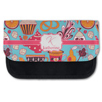 Dessert & Coffee Canvas Pencil Case w/ Name and Initial