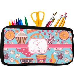 Dessert & Coffee Neoprene Pencil Case (Personalized)
