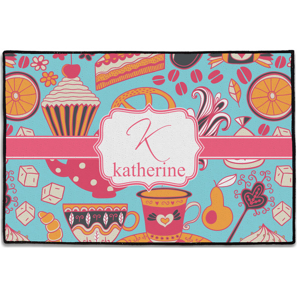 Custom Dessert & Coffee Door Mat - 36"x24" (Personalized)