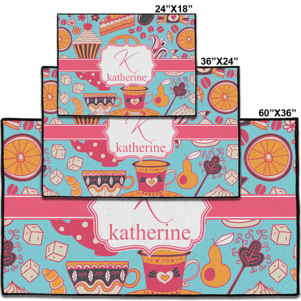 Dessert & Coffee Personalized Door Mat - Group Parent IMF