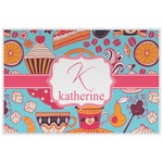 Dessert & Coffee Laminated Placemat w/ Name and Initial