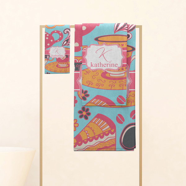 Dessert & Coffee Personalized Towel Set