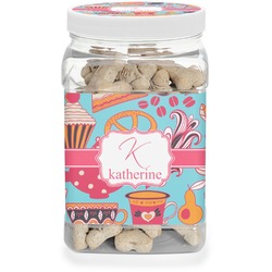Dessert & Coffee Dog Treat Jar (Personalized)