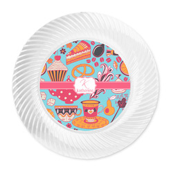 Dessert & Coffee Plastic Party Dinner Plates - 10" (Personalized)