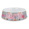 Dessert & Coffee Plastic Dog Bowl - Large (Personalized)