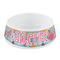 Dessert & Coffee Plastic Dog Bowl - Small (Personalized)