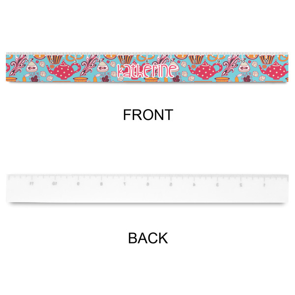 Dessert & Coffee Plastic Ruler - 12" - APPROVAL