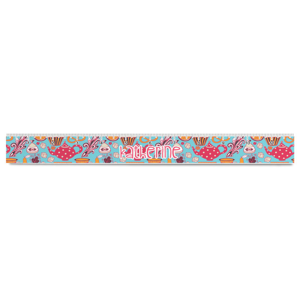 Dessert & Coffee Plastic Ruler - 12" - FRONT