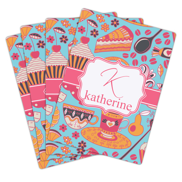 Dessert & Coffee Playing Cards - Hand Back View