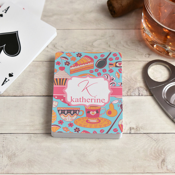Dessert & Coffee Playing Cards - In Context