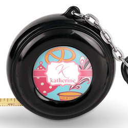 Dessert & Coffee Pocket Tape Measure - 6 Ft w/ Carabiner Clip (Personalized)