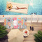 Dessert & Coffee Pool Towel Lifestyle
