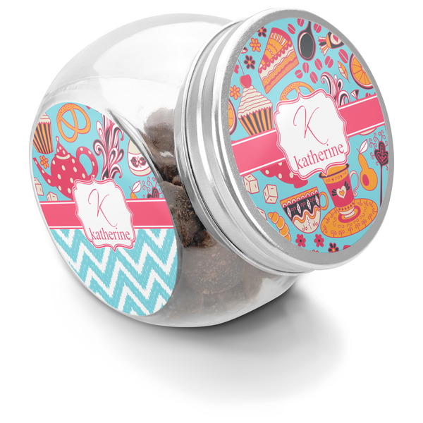 Custom Dessert & Coffee Puppy Treat Jar (Personalized)