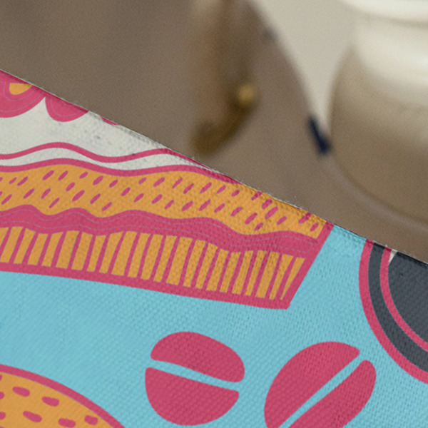 Dessert & Coffee Large Rope Tote - Close Up View