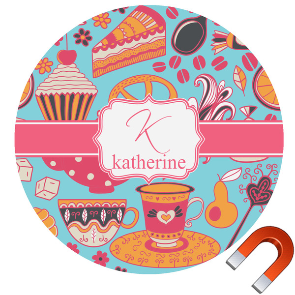 Custom Dessert & Coffee Car Magnet (Personalized)