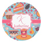 Dessert & Coffee Round Decal (Personalized)