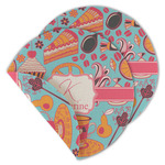 Dessert & Coffee Round Linen Placemat - Double Sided - Set of 4 (Personalized)