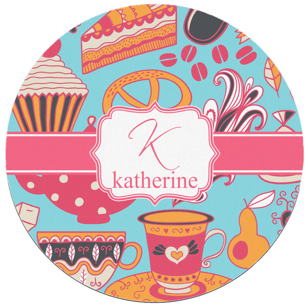 Dessert & Coffee Round Mousepad - APPROVAL