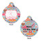 Dessert & Coffee Round Pet Tag - Front & Back