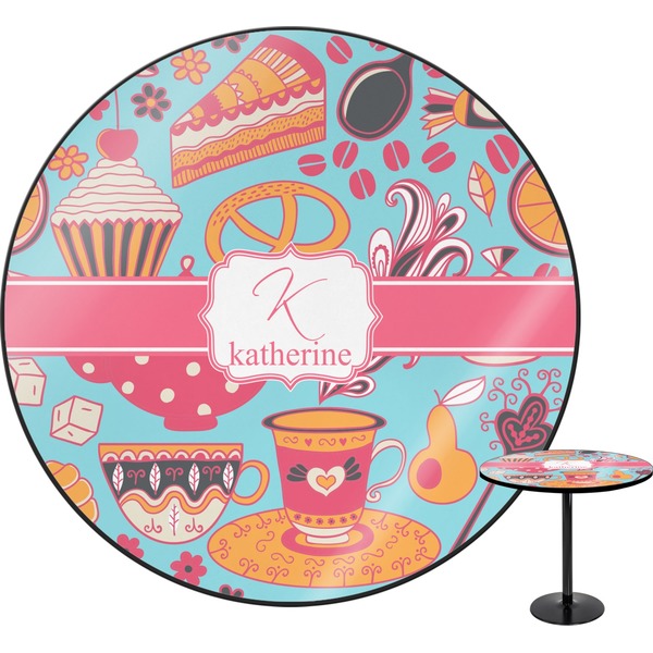 Custom Dessert & Coffee Round Table (Personalized)