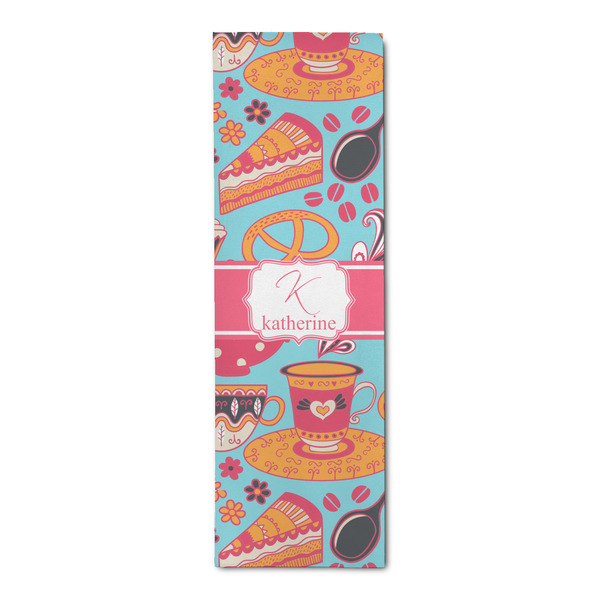 Custom Dessert & Coffee Runner Rug - 2.5'x8' w/ Name and Initial