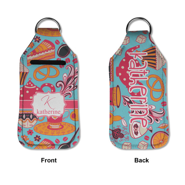 Dessert & Coffee Sanitizer Holder Keychain - Large APPROVAL (Flat)