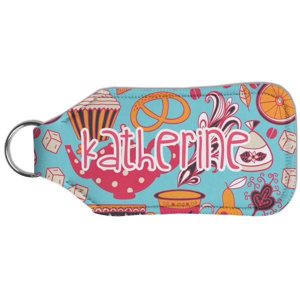 Dessert & Coffee Sanitizer Holder Keychain - Large (Back)