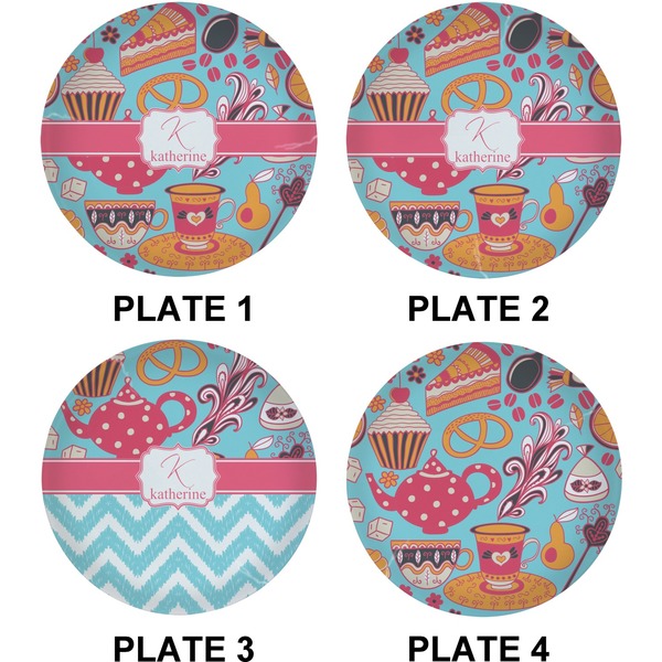 Dessert & Coffee Set of Lunch / Dinner Plates (Approval)