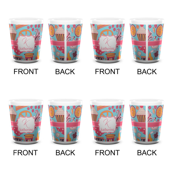 Dessert & Coffee Shot Glass - White - Set of 4 - APPROVAL