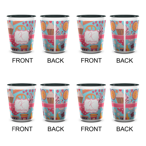 Dessert & Coffee Shot Glassess - Two Tone - Set of 4 - APPROVAL