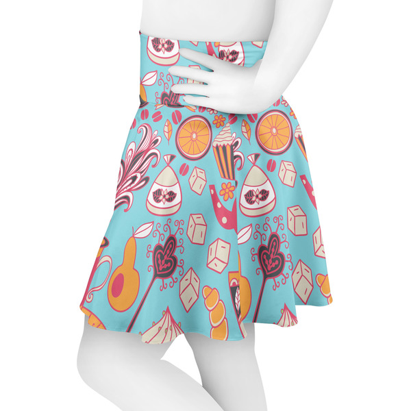 Dessert & Coffee Skater Skirt - Side