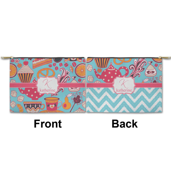 Dessert & Coffee Small Zipper Pouch Approval (Front and Back)