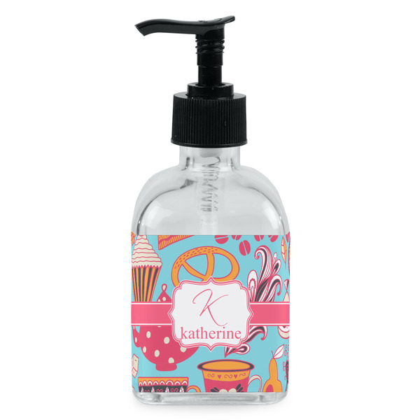 Custom Dessert & Coffee Glass Soap & Lotion Bottle - Single Bottle (Personalized)